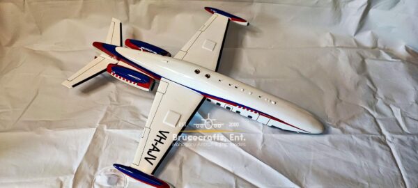 Model of 1124A Westwind II aircraft with detailed craftsmanship